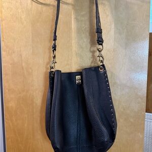 Gently Loved Black/Antique Brass Rebecca Minkoff Darren Shoulder Bag